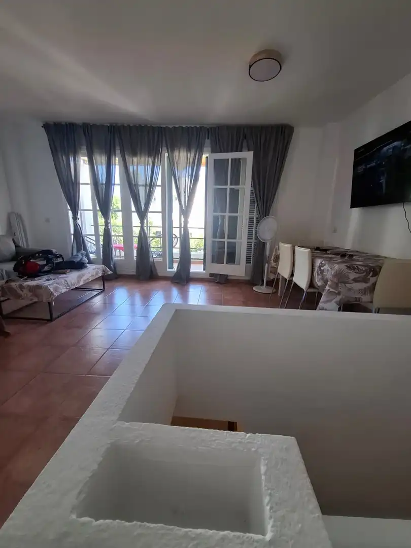 Wohnzimmer von Wohnungen zur Miete in Torremolinos mit Terrasse, Abstellraum und Möbliert
