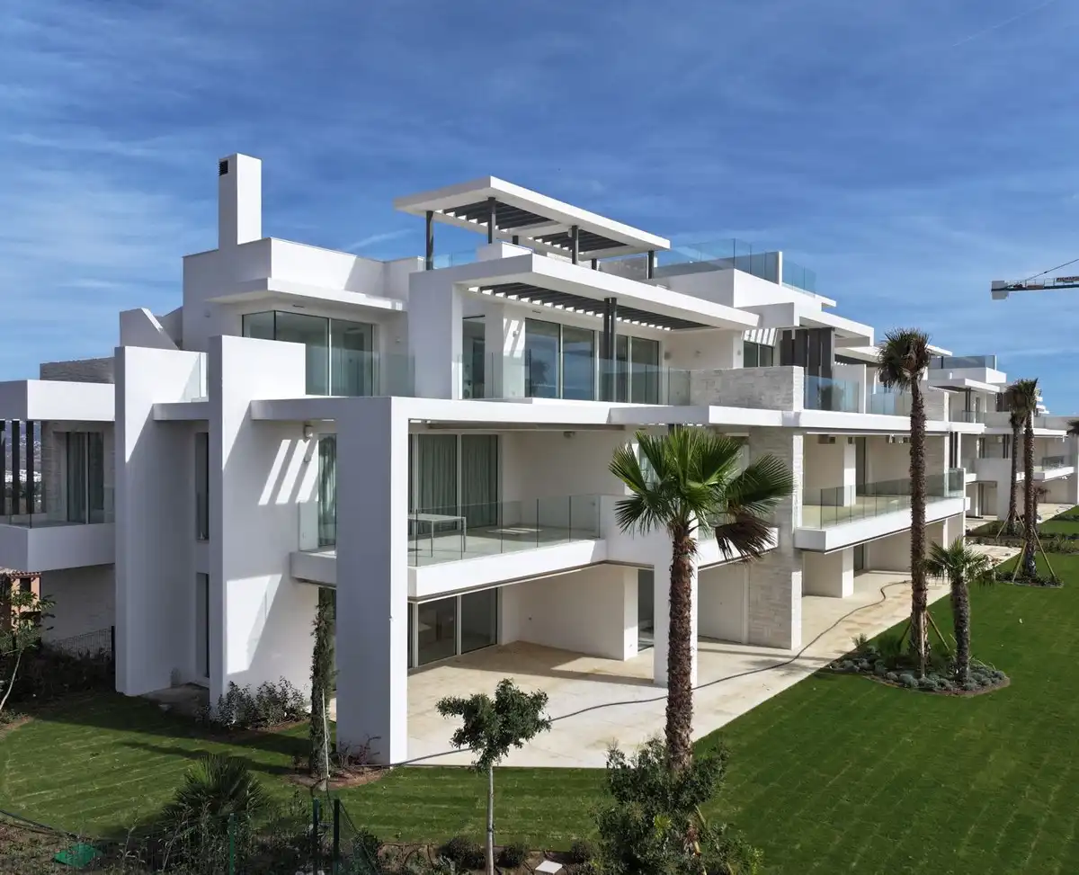 Vista exterior de Piso en venta en Ojén con Terraza y Piscina