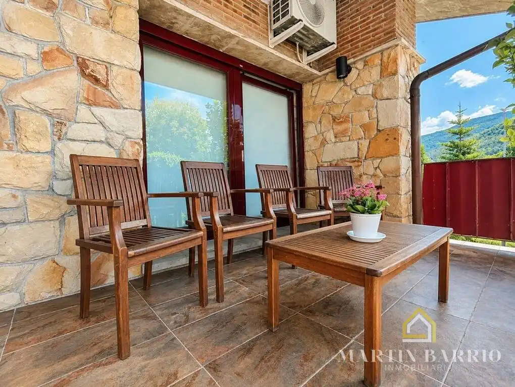 Terraza de Casa o chalet en venta en Muskiz con Aire acondicionado, Calefacción y Jardín privado