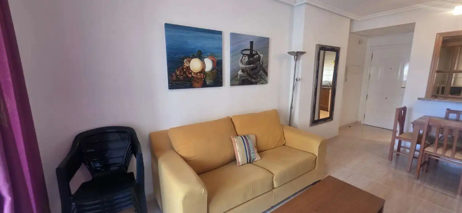Living room of Apartments for sale in Oropesa del Mar / Orpesa  with Air Conditioner, Terrace and Swimming Pool