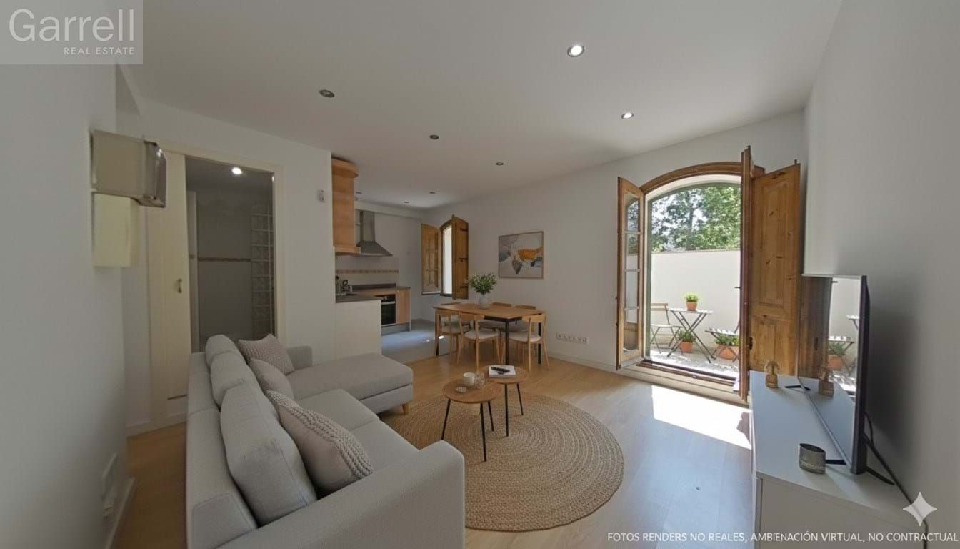 Sala de estar de Piso en venta en  Barcelona Capital