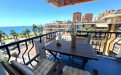 Terrace of Flat for sale in Málaga Capital  with Air Conditioner, Terrace and Swimming Pool