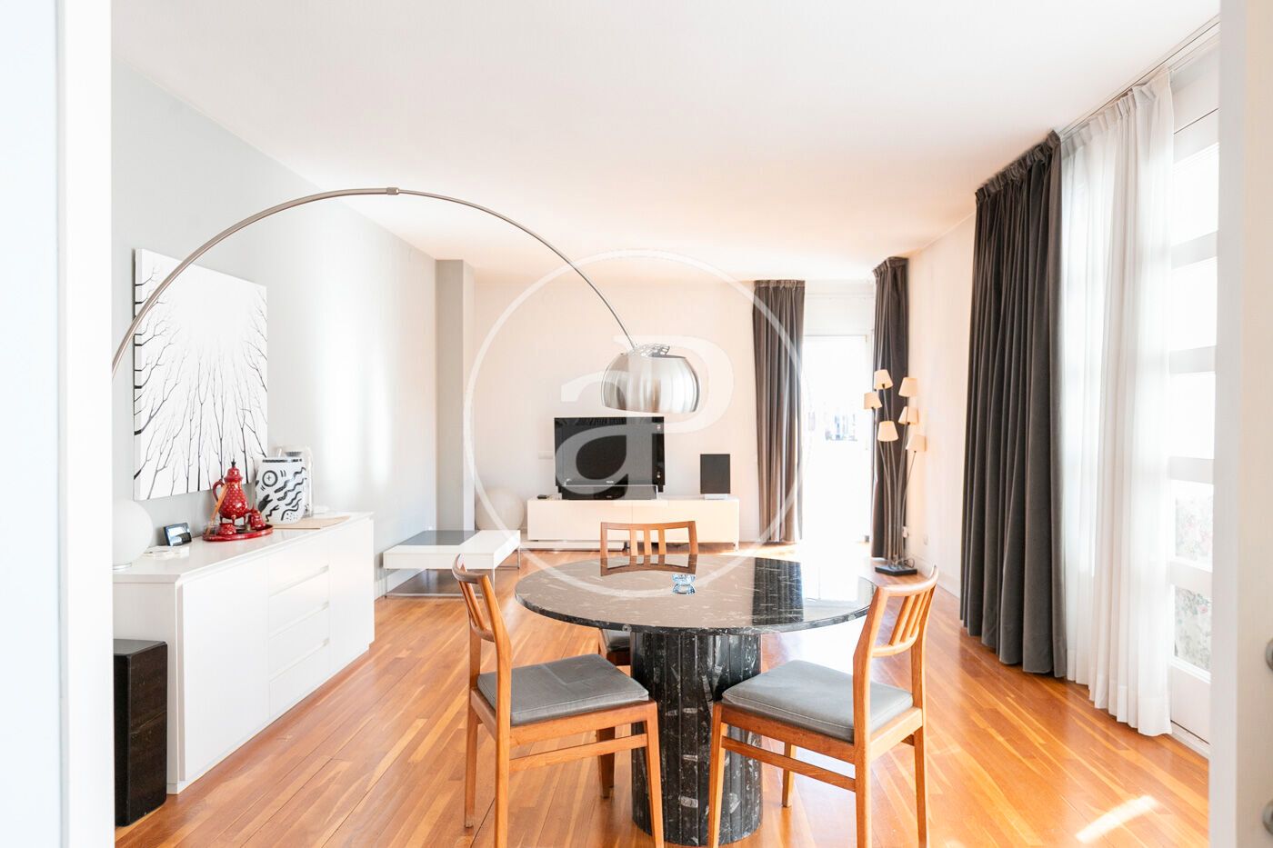 Living room of Flat for sale in  Barcelona Capital  with Air Conditioner, Heating and Terrace