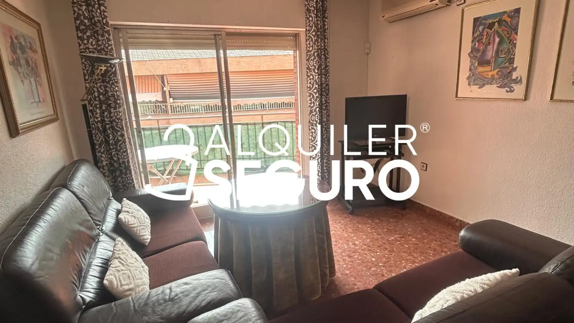 Sala de estar de Piso de alquiler en Maracena con Aire acondicionado, Terraza y Amueblado