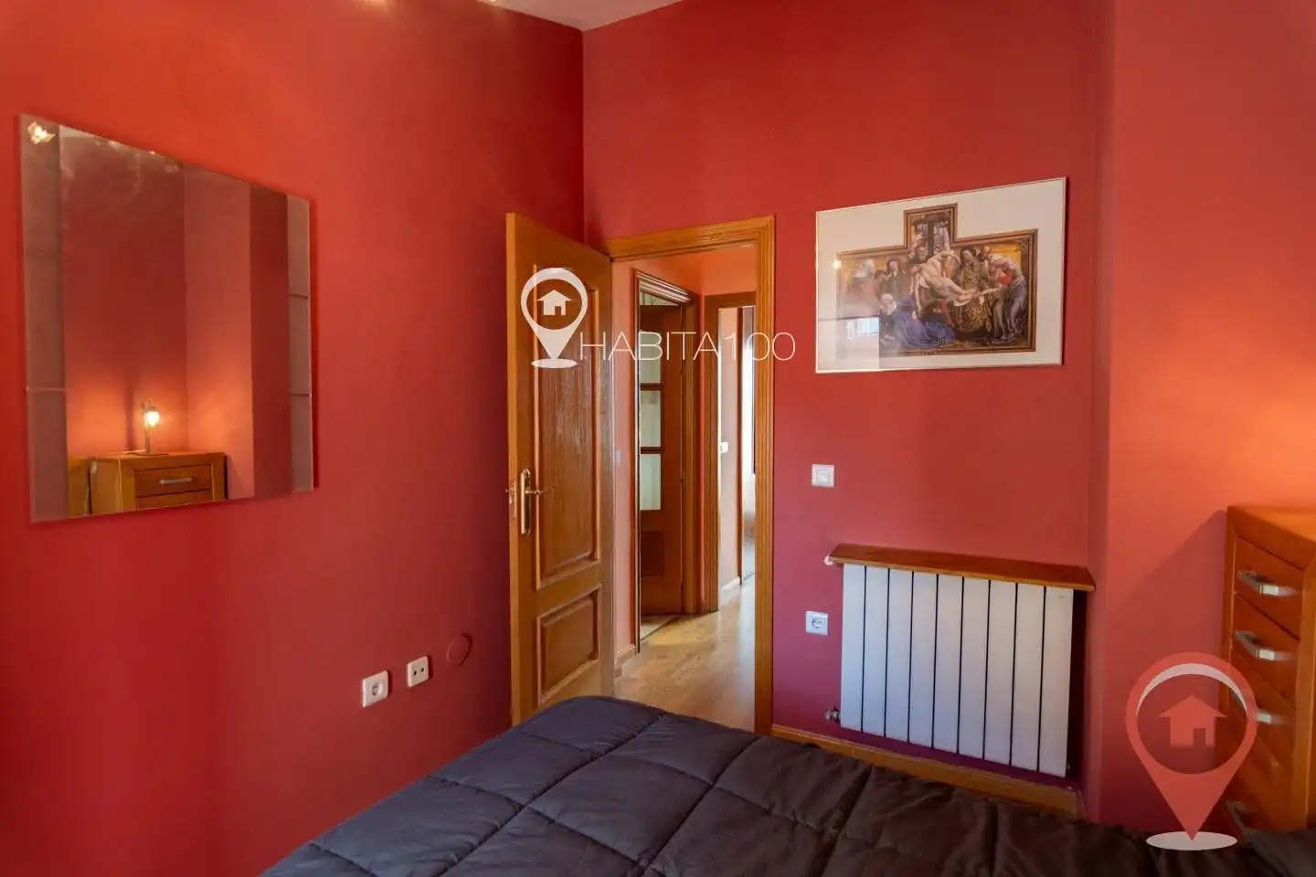 Schlafzimmer von Wohnung zum Verkauf in Cuenca mit Heizung, Terrasse und Abstellraum