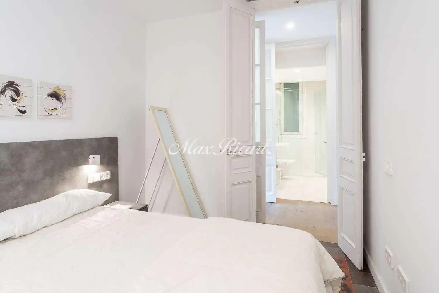 Schlafzimmer von Wohnung zur Miete in Barcelona mit Klimaanlage, Heizung und Terrasse