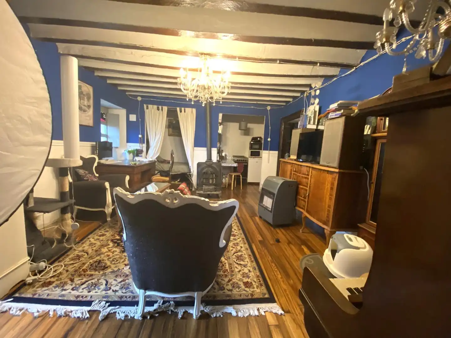 Sala d'estar de Casa o xalet en venda en Valle de Mena amb Jardí privat