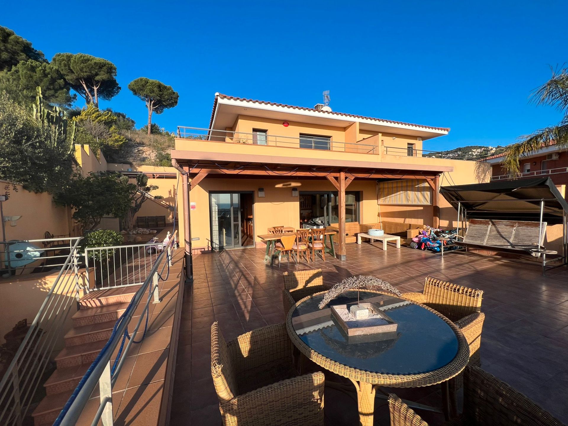 Terrassa de Casa o xalet en venda en Calella amb Jardí privat, Terrassa i Piscina