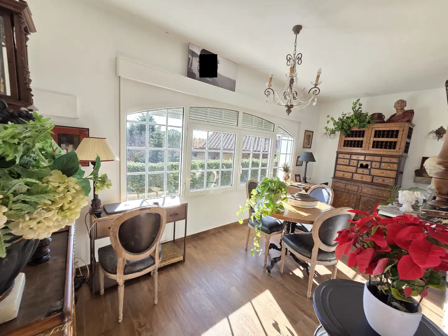 Comedor de Casa o chalet en venta en Santa María de la Alameda con Calefacción, Jardín privado y Amueblado