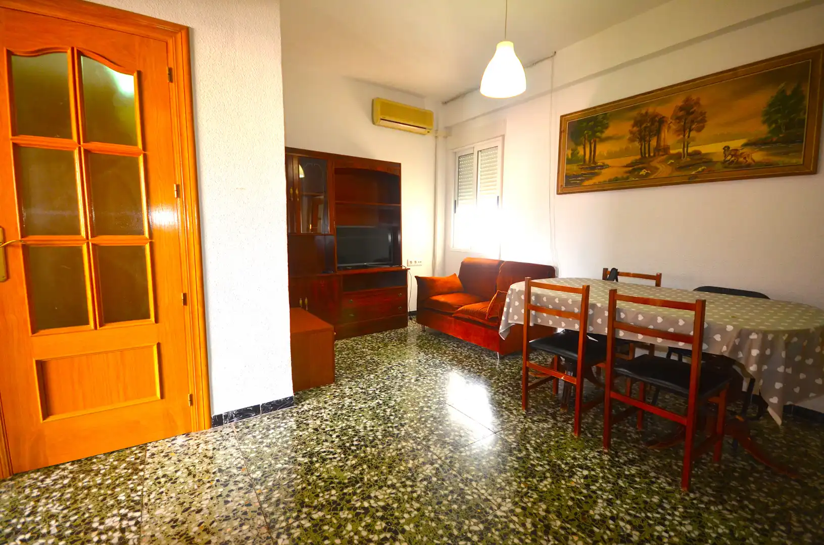 Living room of Flat for rent in Murcia  with Furnished, Oven and Washing machine
