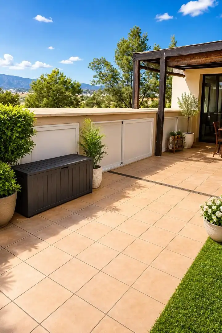 Terrasse von Wohnung zum Verkauf in Murcia mit Klimaanlage, Heizung und Privatgarten