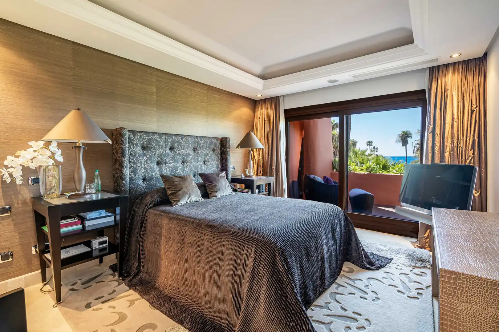Schlafzimmer von Maisonette zum Verkauf in Estepona mit Klimaanlage, Terrasse und Schwimmbad