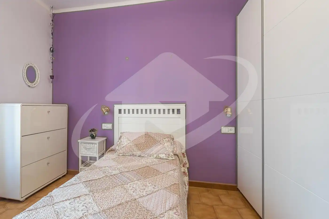Schlafzimmer von Wohnung zum Verkauf in Sabadell mit Klimaanlage, Heizung und Balkon