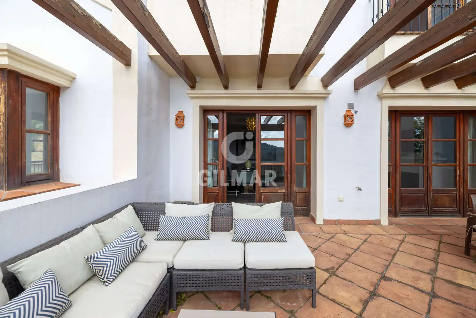 Terraza de Casa adosada en venta en Benahavís con Calefacción y Piscina