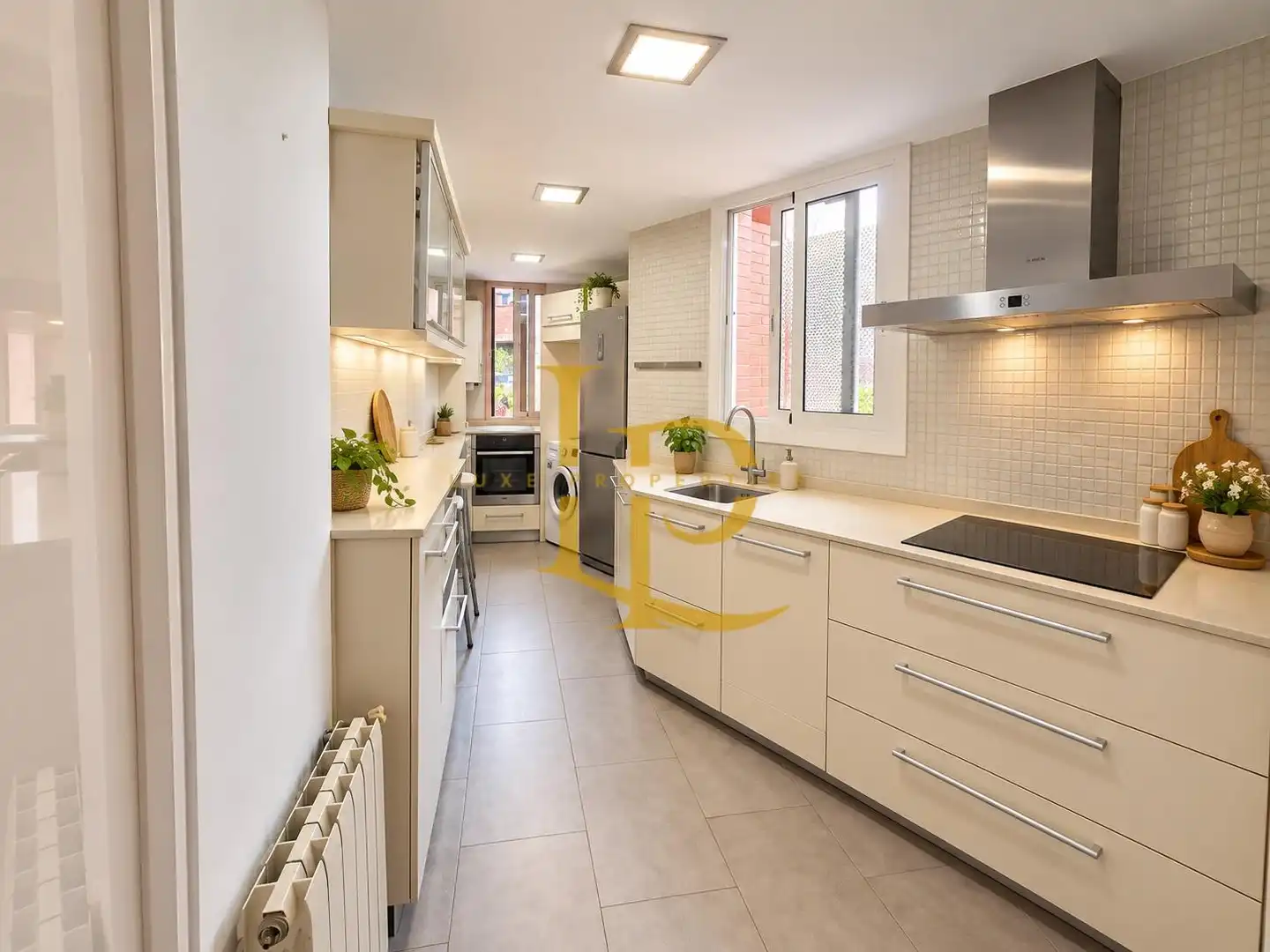 Kitchen of Flat for sale in Cerdanyola del Vallès  with Air Conditioner, Heating and Oven