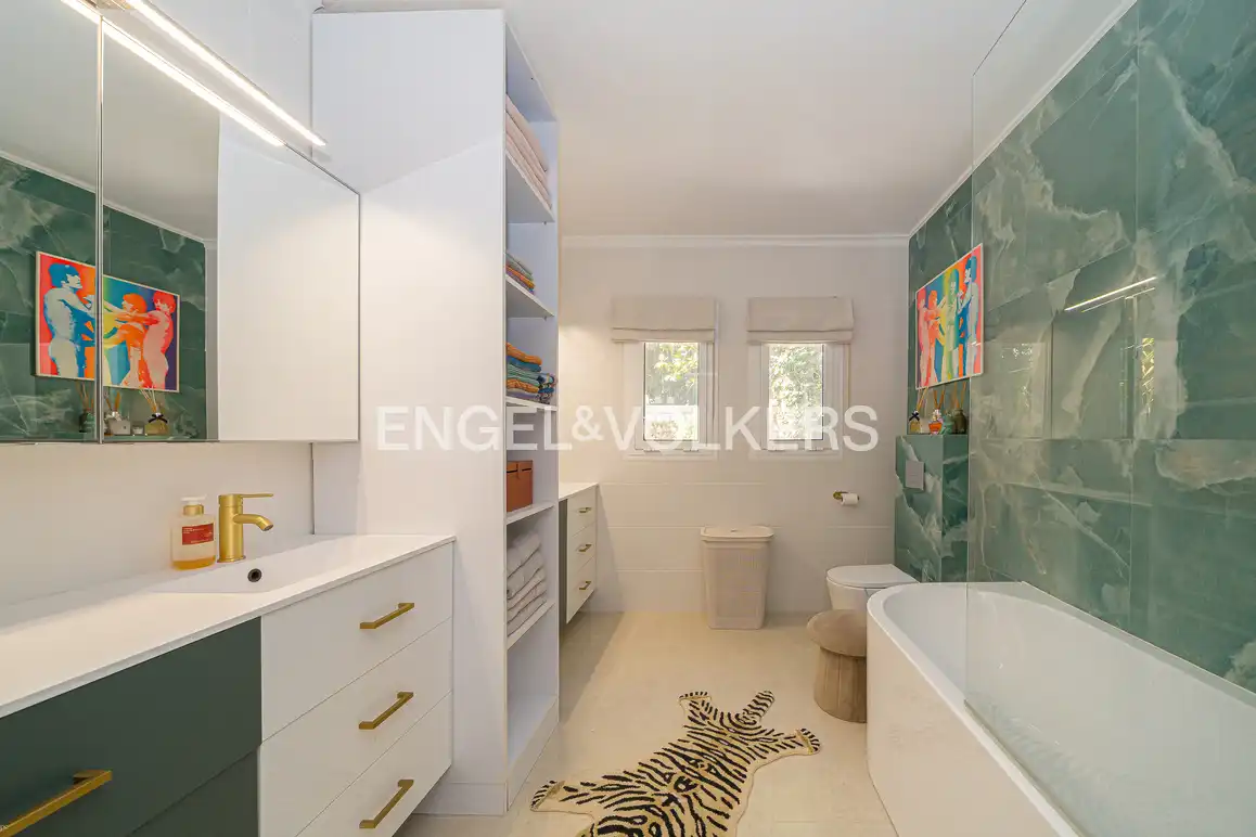 Baño de Casa o chalet en venta en Polop con Aire acondicionado, Jardín privado y Piscina