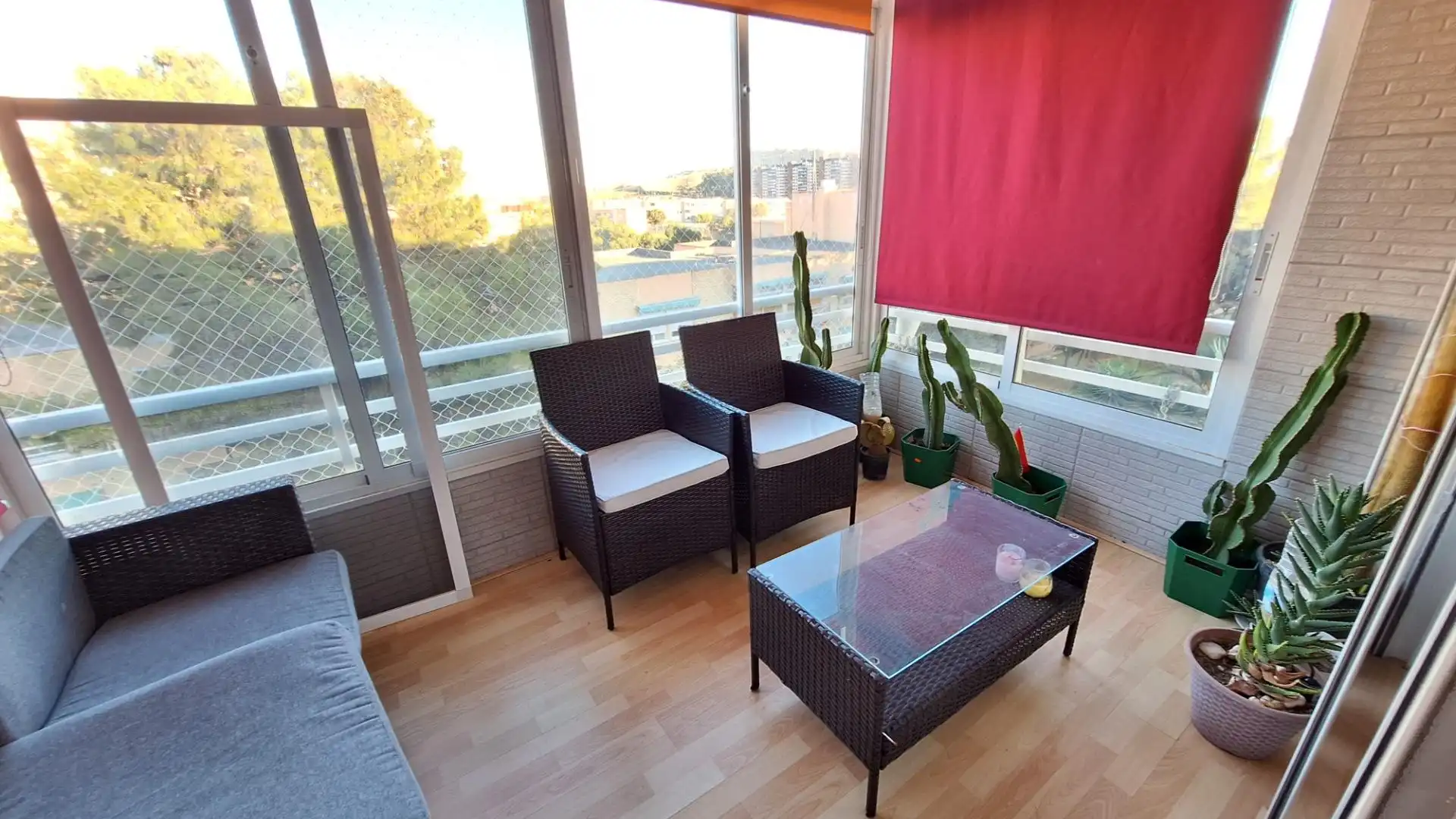 Terrace of Flat for sale in Alicante / Alacant  with Air Conditioner, Private garden and Terrace