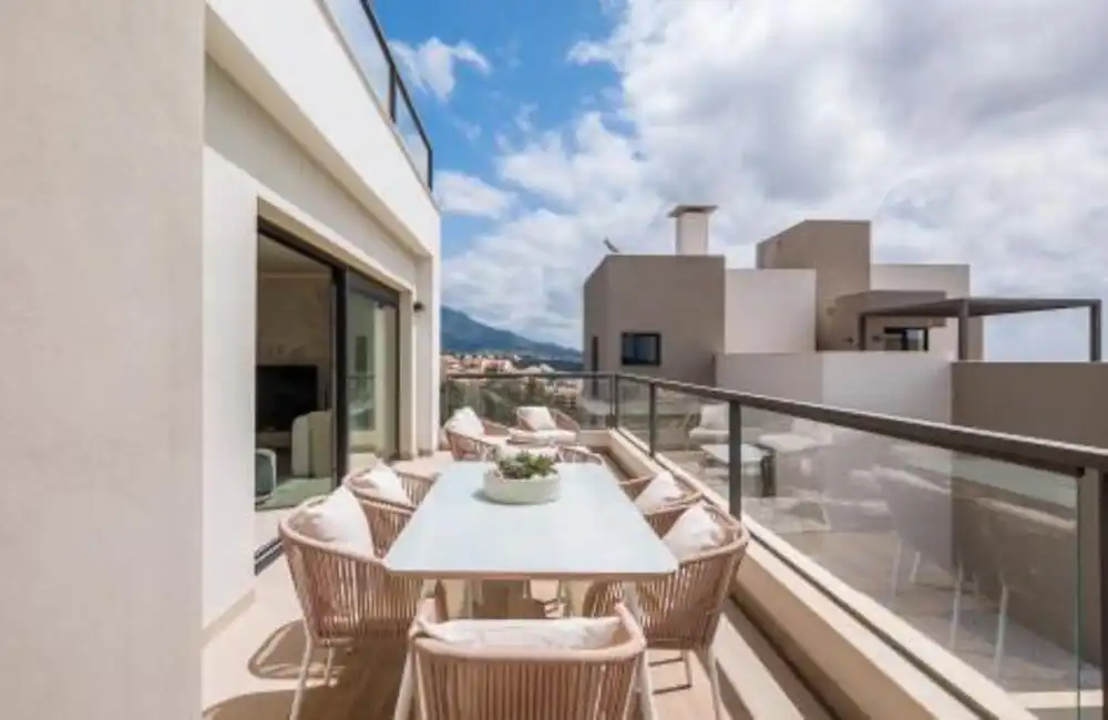 Terrace of Attic for rent in Marbella  with Air Conditioner, Terrace and Swimming Pool
