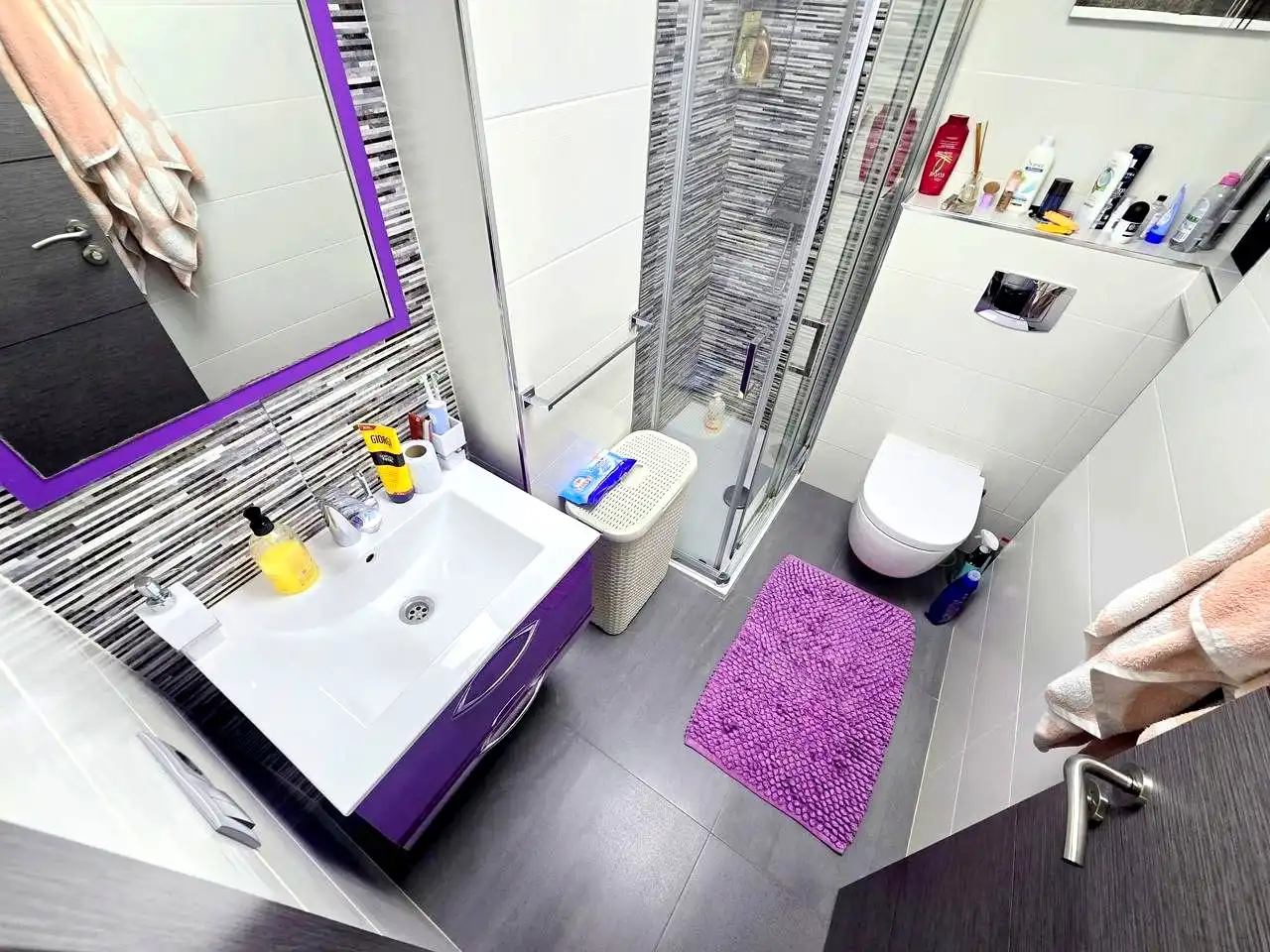 Badezimmer von Wohnungen zum Verkauf in Gandia mit Klimaanlage, Terrasse und Möbliert