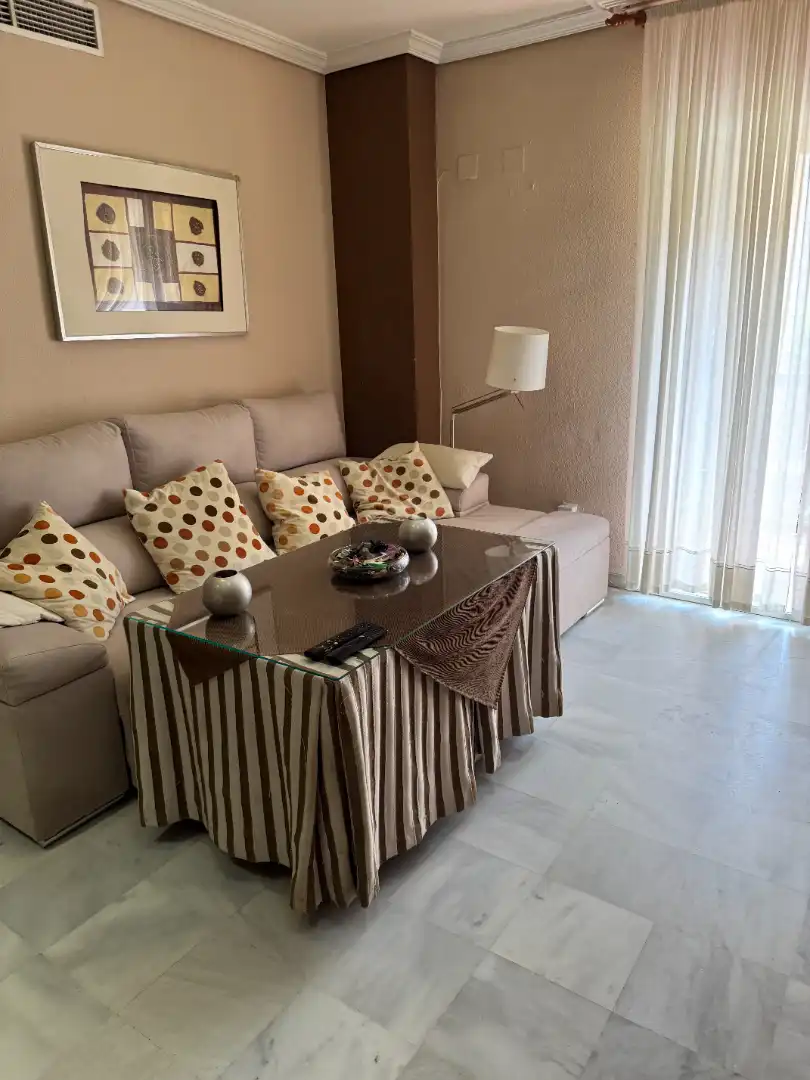 Living room of Flat for sale in Sevilla  with Air Conditioner, Heating and Terrace