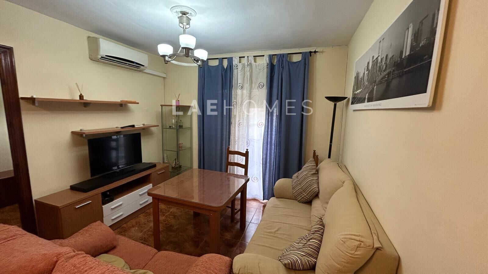 Sala de estar de Piso en venta en  Sevilla Capital con Terraza