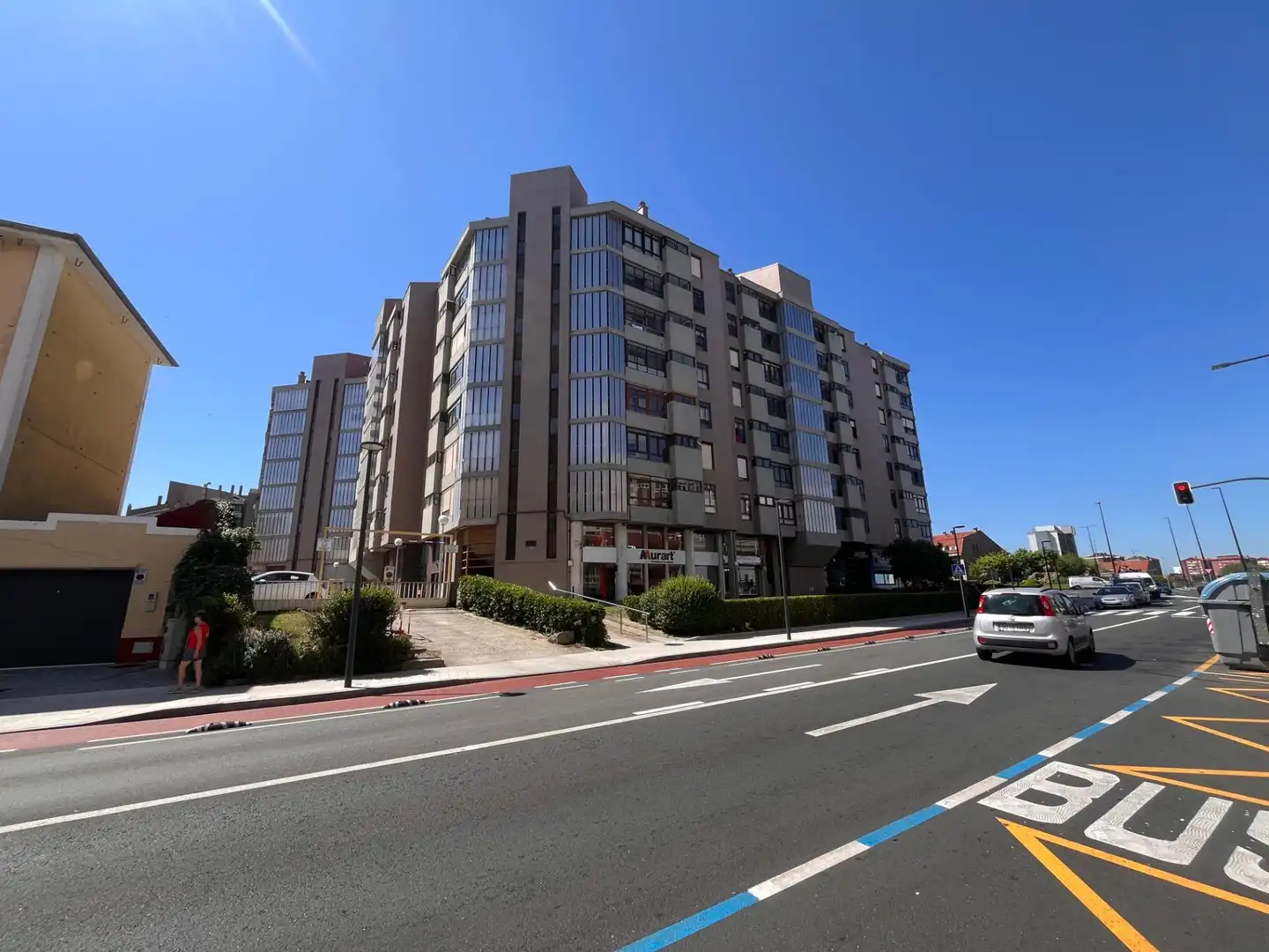 Vista exterior de Pis de lloguer en Santander amb Calefacció, Terrassa i Traster