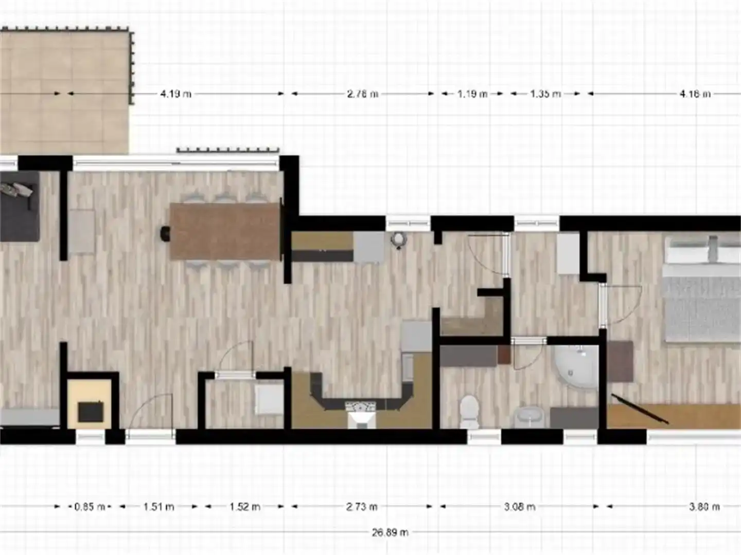Finca rústica en venta en Algámitas con Aire acondicionado, Jardín privado y Piscina