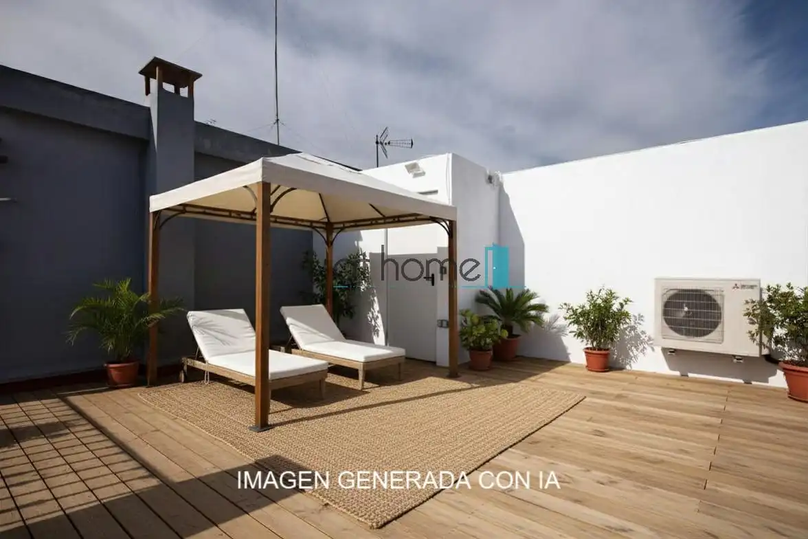 Terrasse von Wohnung zur Miete in Alboraya mit Klimaanlage, Terrasse und Möbliert