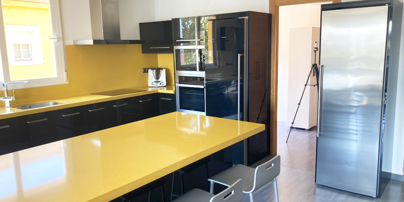 Cuina de Casa o xalet en venda en  Murcia Capital amb Aire condicionat, Jardí privat i Terrassa