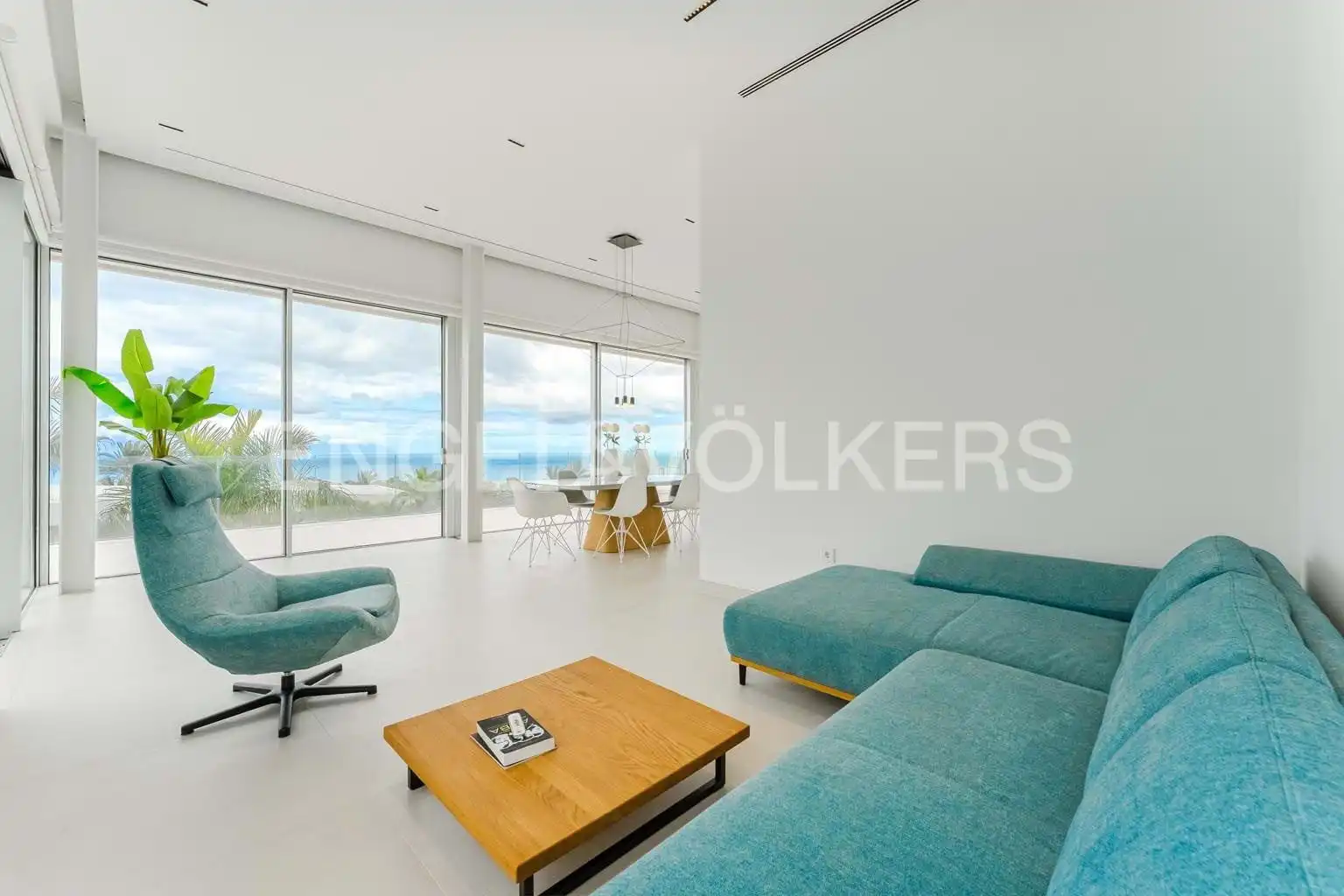 Living room of Houses for sale in Guía de Isora  with Air Conditioner, Terrace and Swimming Pool