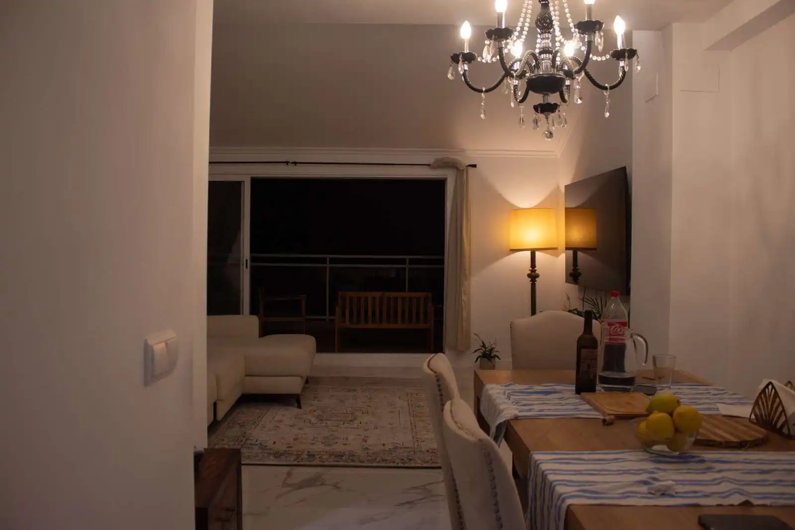 Dining room of Apartments for share in Cullera  with Air Conditioner, Terrace and Furnished
