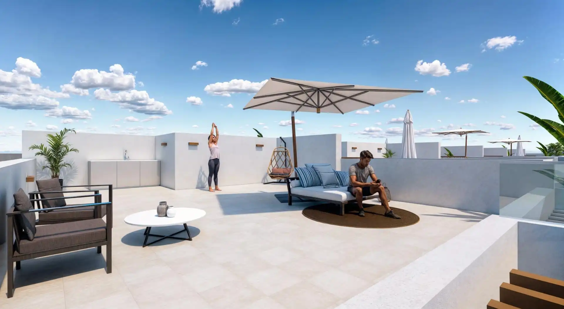 Terrassa de Casa o xalet en venda en Torre-Pacheco amb Piscina