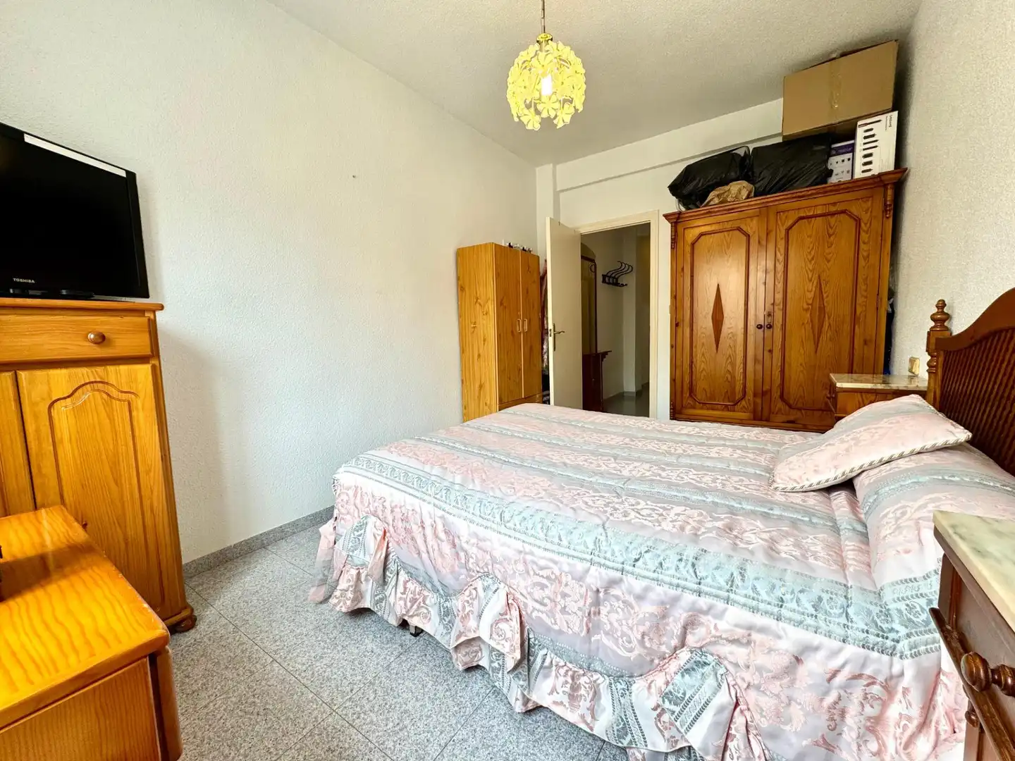 Bedroom of Flat for sale in Murcia  with Air Conditioner