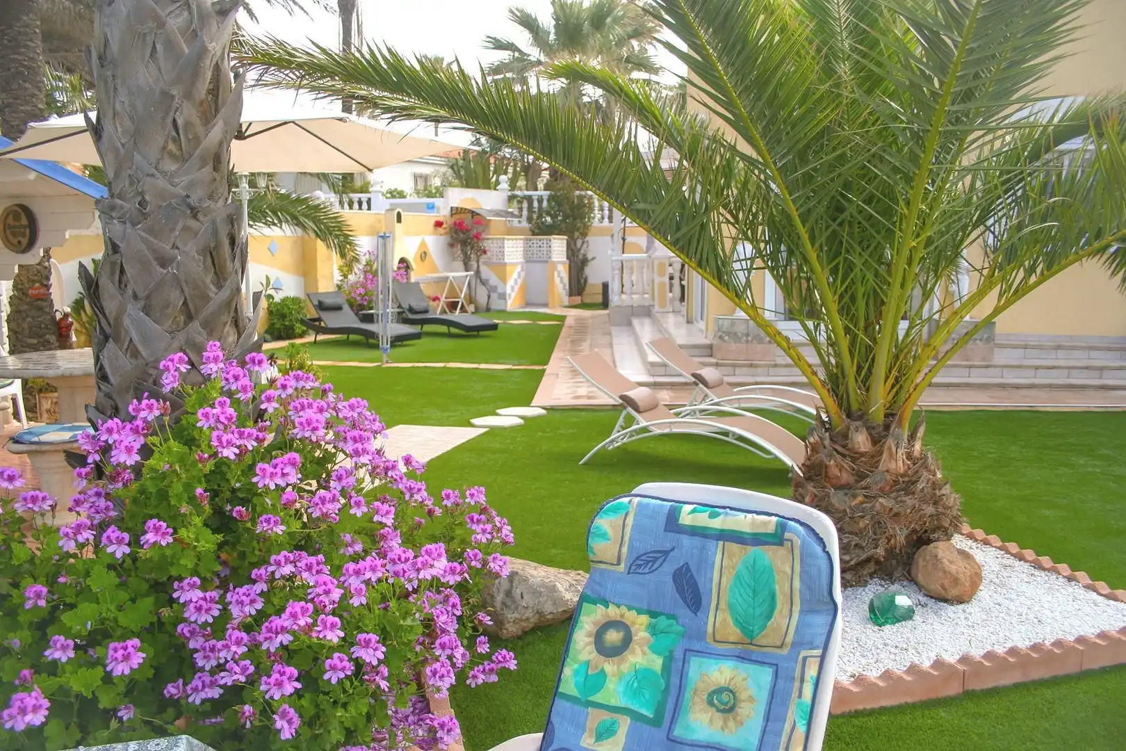 Garten von Haus oder Chalet zum Verkauf in La Manga del Mar Menor mit Klimaanlage, Heizung und Privatgarten