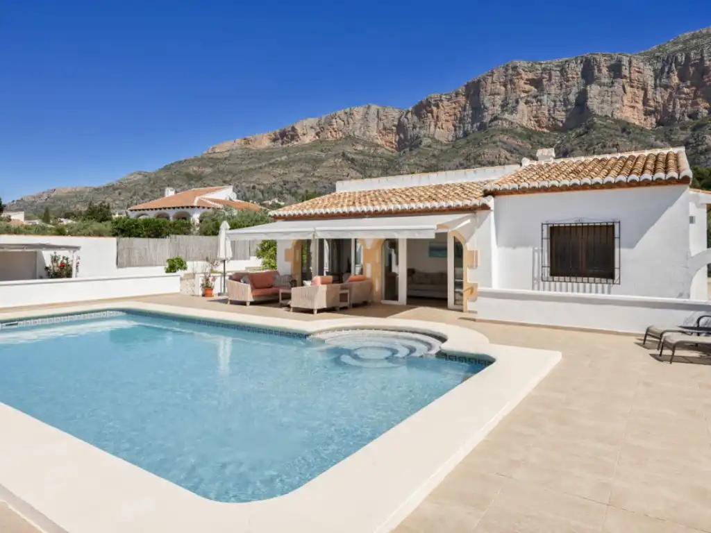 Exterior view of Houses for sale in Jávea / Xàbia  with Air Conditioner, Heating and Swimming Pool