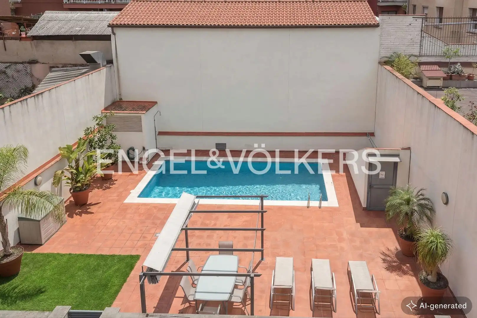 Terraza de Ático en venta en  Barcelona Capital con Aire acondicionado, Calefacción y Parquet