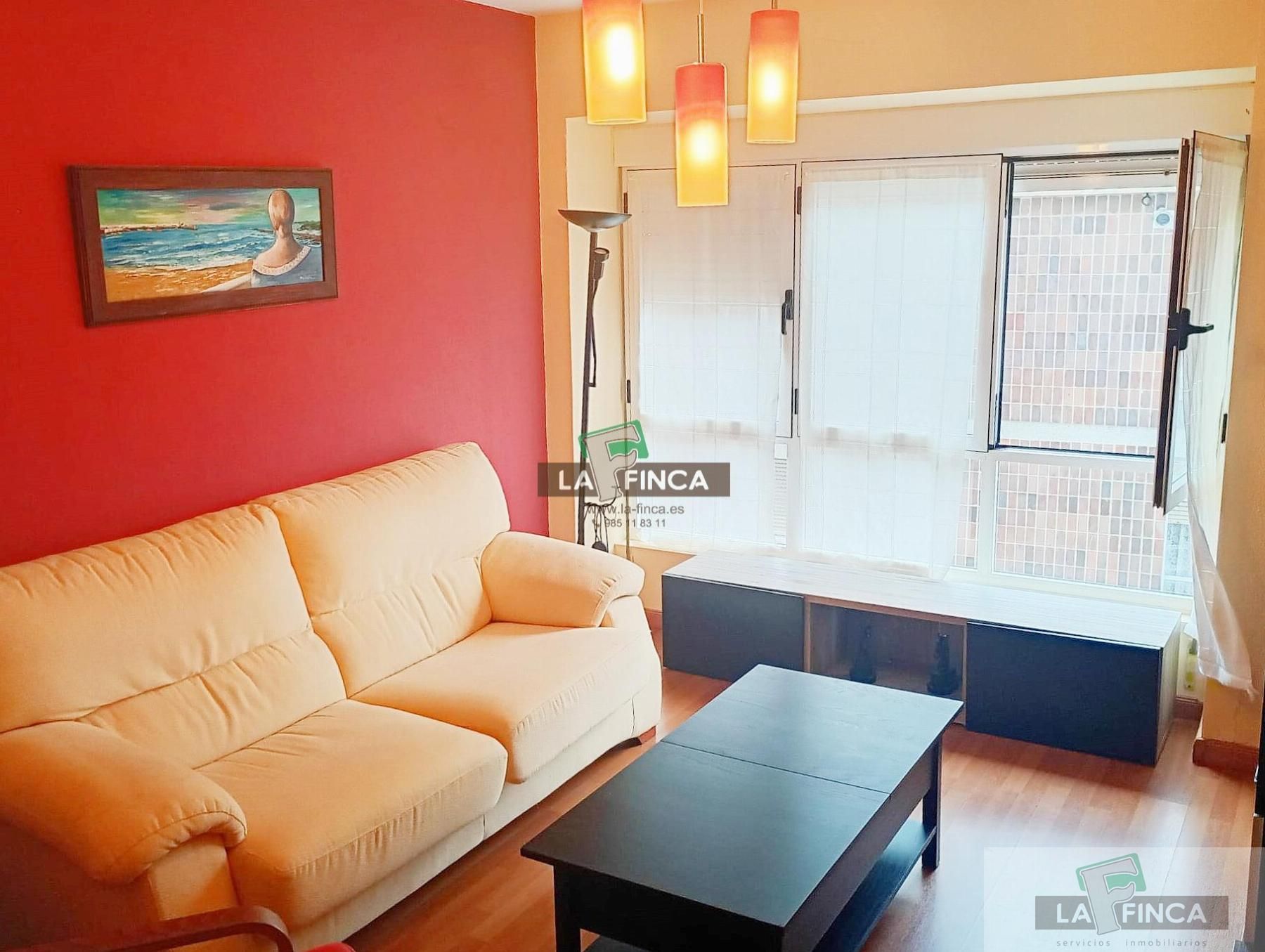 Living room of Flat for sale in Carreño  with Heating and Parquet flooring