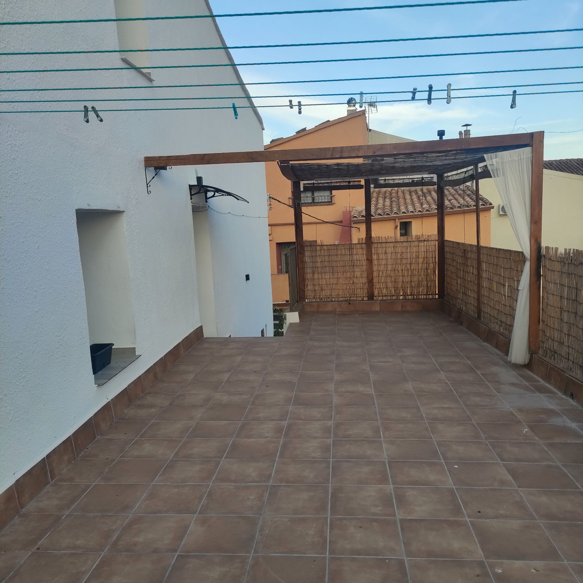 Terrassa de Casa adosada de lloguer en Mediona amb Calefacció, Jardí privat i Terrassa