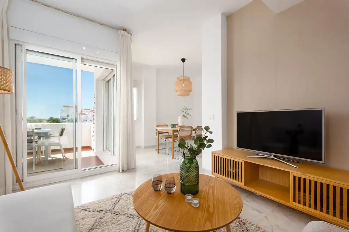 Sala d'estar de Apartament en venda en Estepona Pueblo