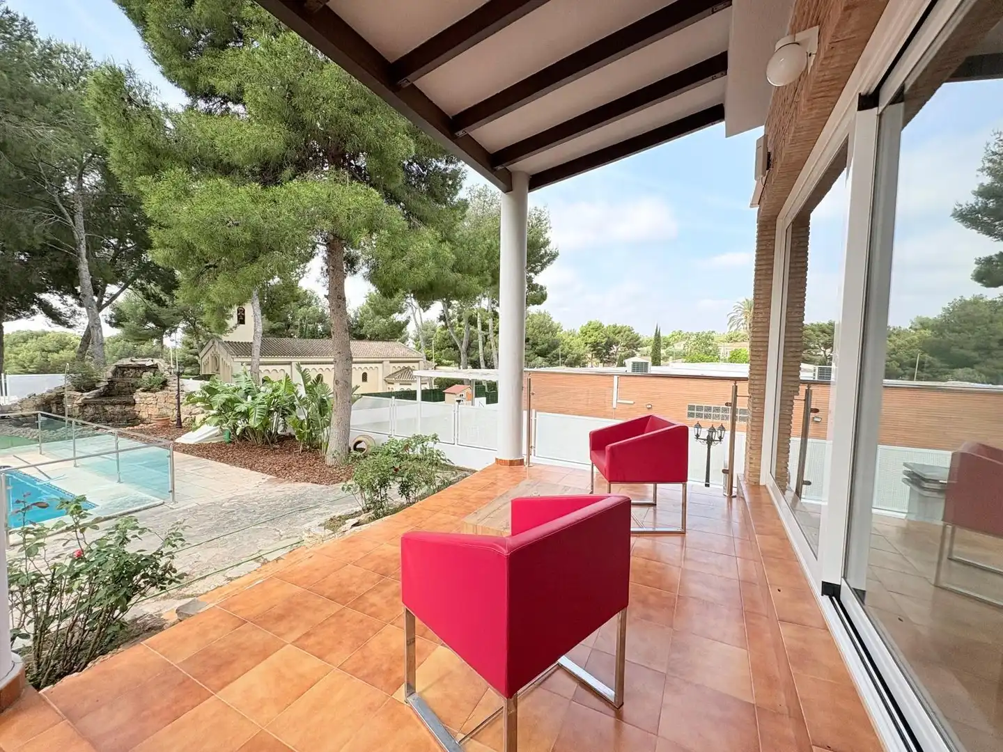 Terraza de Casa o chalet en venta en Alfinach - Los Monasterios