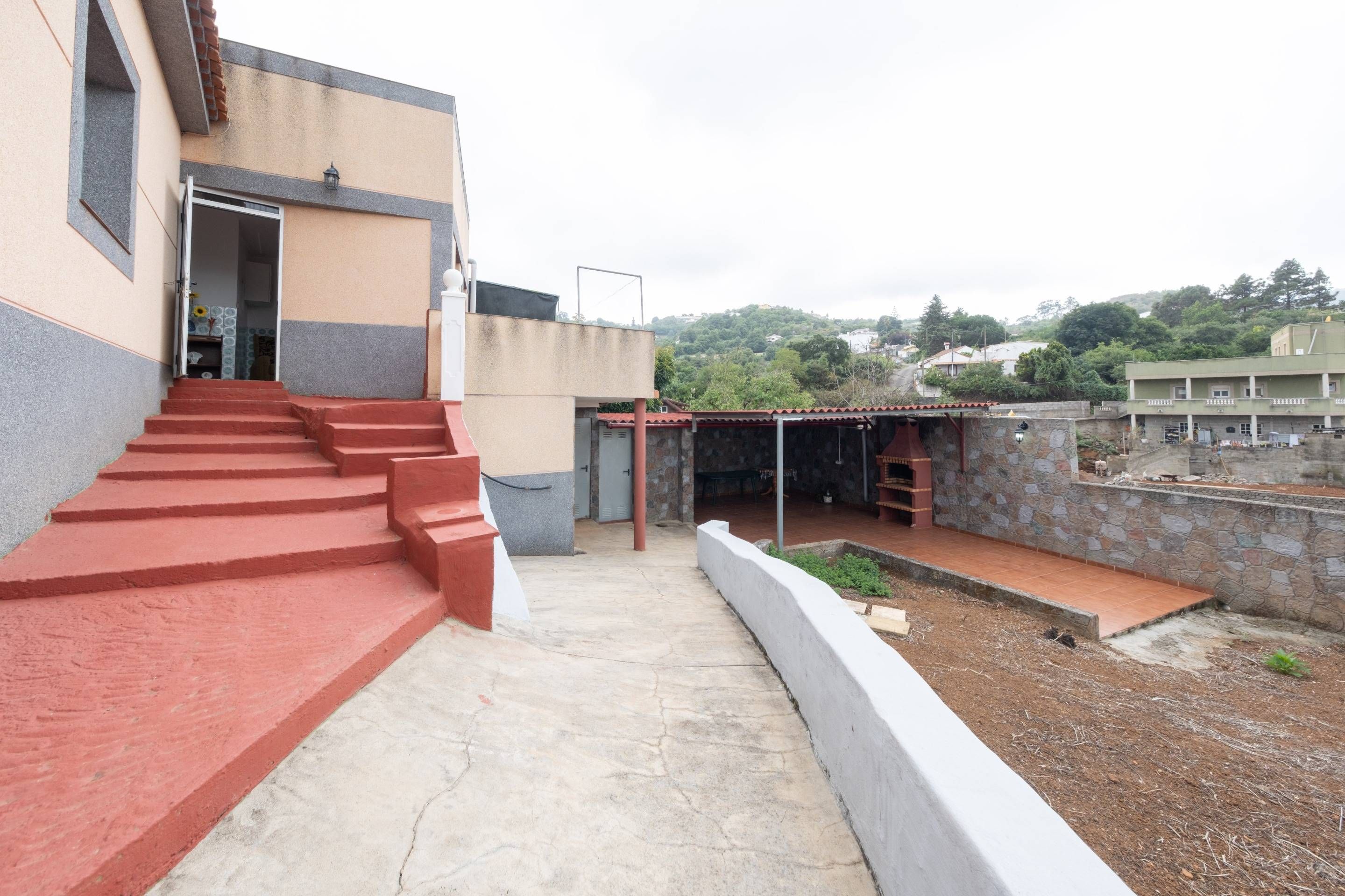 Vista exterior de Casa o xalet en venda en Valleseco amb Jardí privat i Terrassa