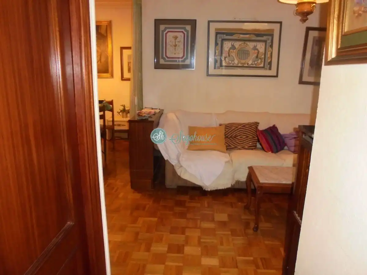 Living room of Flat for sale in Segovia  with Heating, Parquet flooring and Storage room