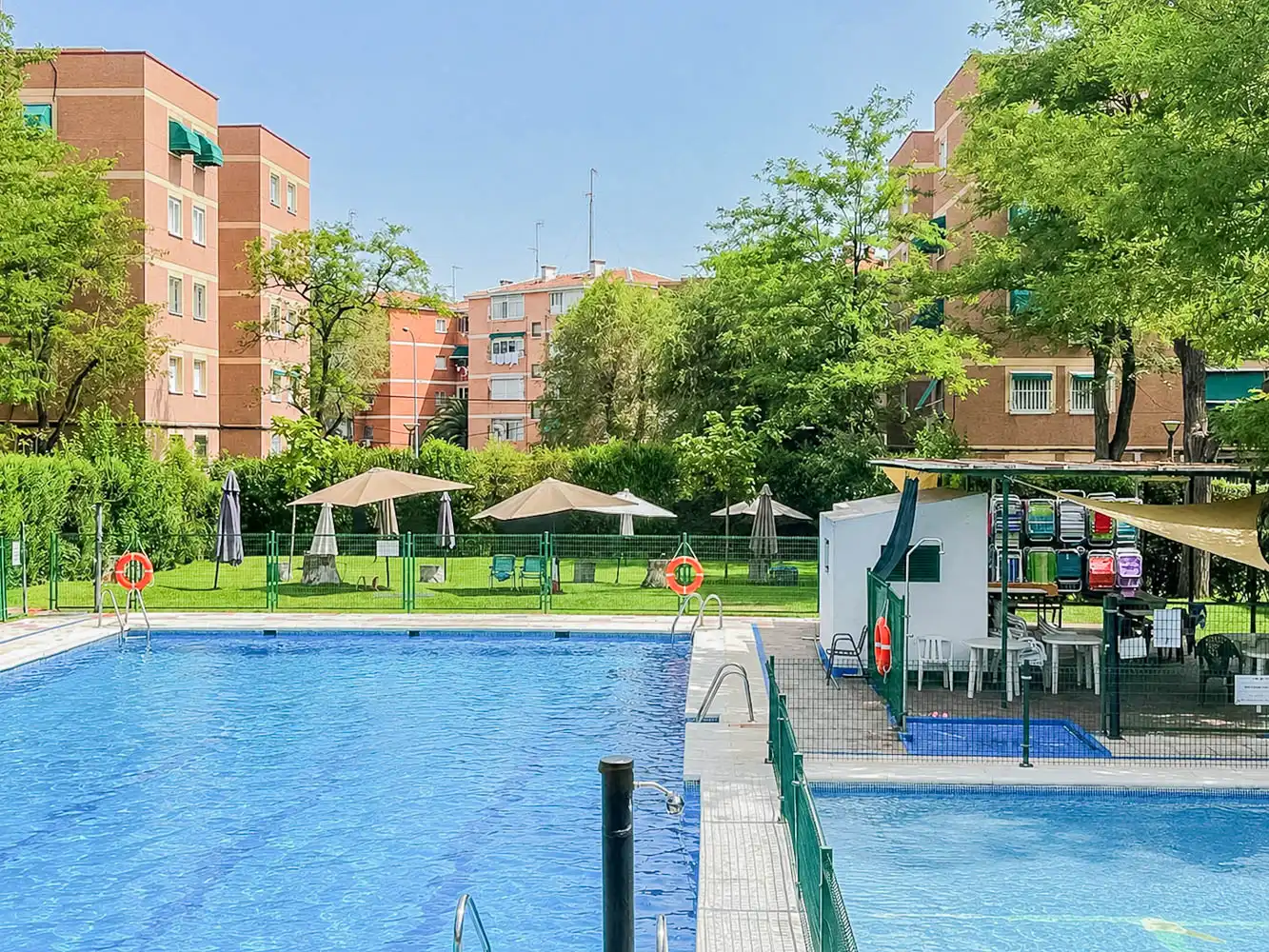Swimming pool of Flat for sale in Leganés  with Air Conditioner, Storage room and Community pool