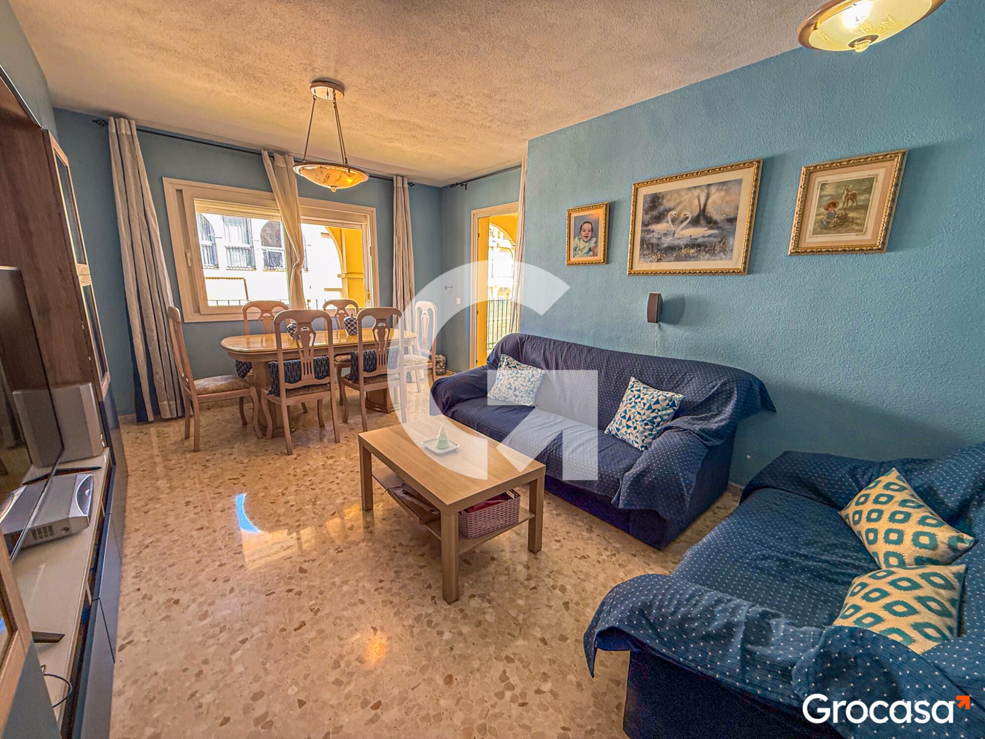Living room of Flat for sale in Vélez-Málaga  with Air Conditioner, Heating and Terrace