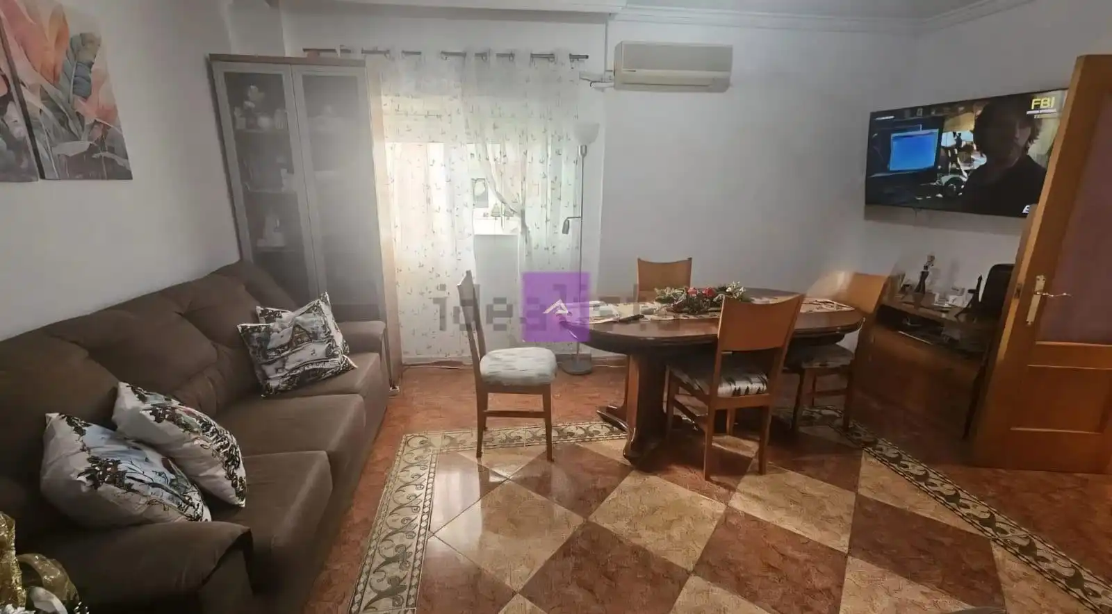 Sala d'estar de Pis en venda en Aldaia amb Aire condicionat i Terrassa