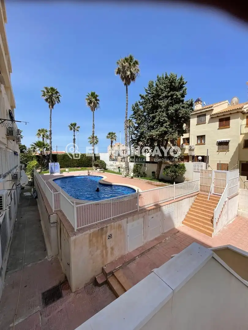 Schwimmbecken von Wohnungen zum Verkauf in Torrevieja mit Terrasse, Möbliert und Gemeinschaftspool