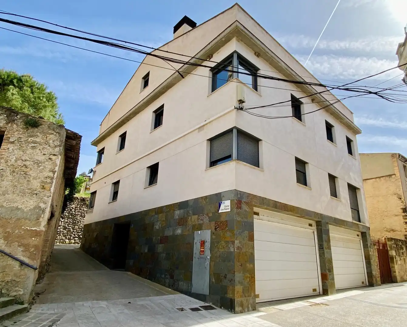 Vista exterior de Piso en venta en Santa Margarida de Montbui con Calefacción y Trastero