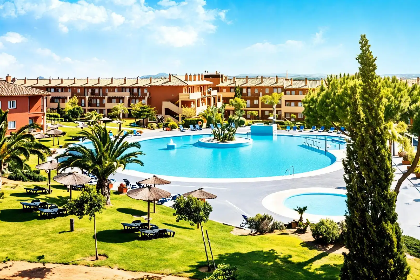 Piscina de Casa adosada en venda en Chiclana de la Frontera amb Aire condicionat, Jardí privat i Terrassa