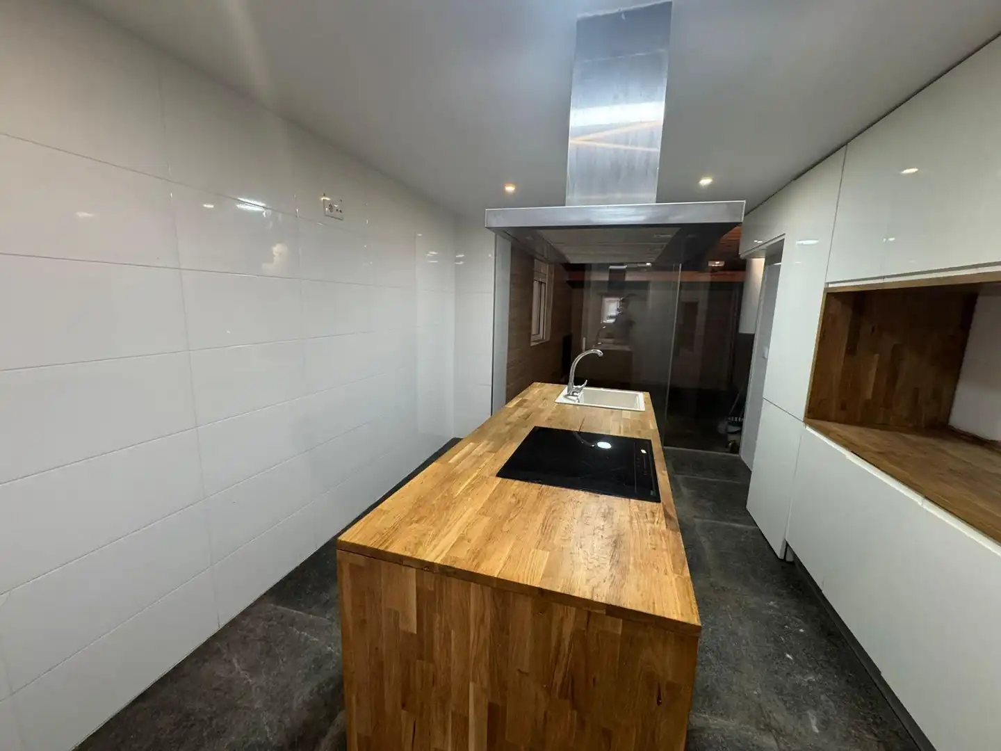 Küche von Wohnung zum Verkauf in Llíria mit Klimaanlage, Heizung und Parkett