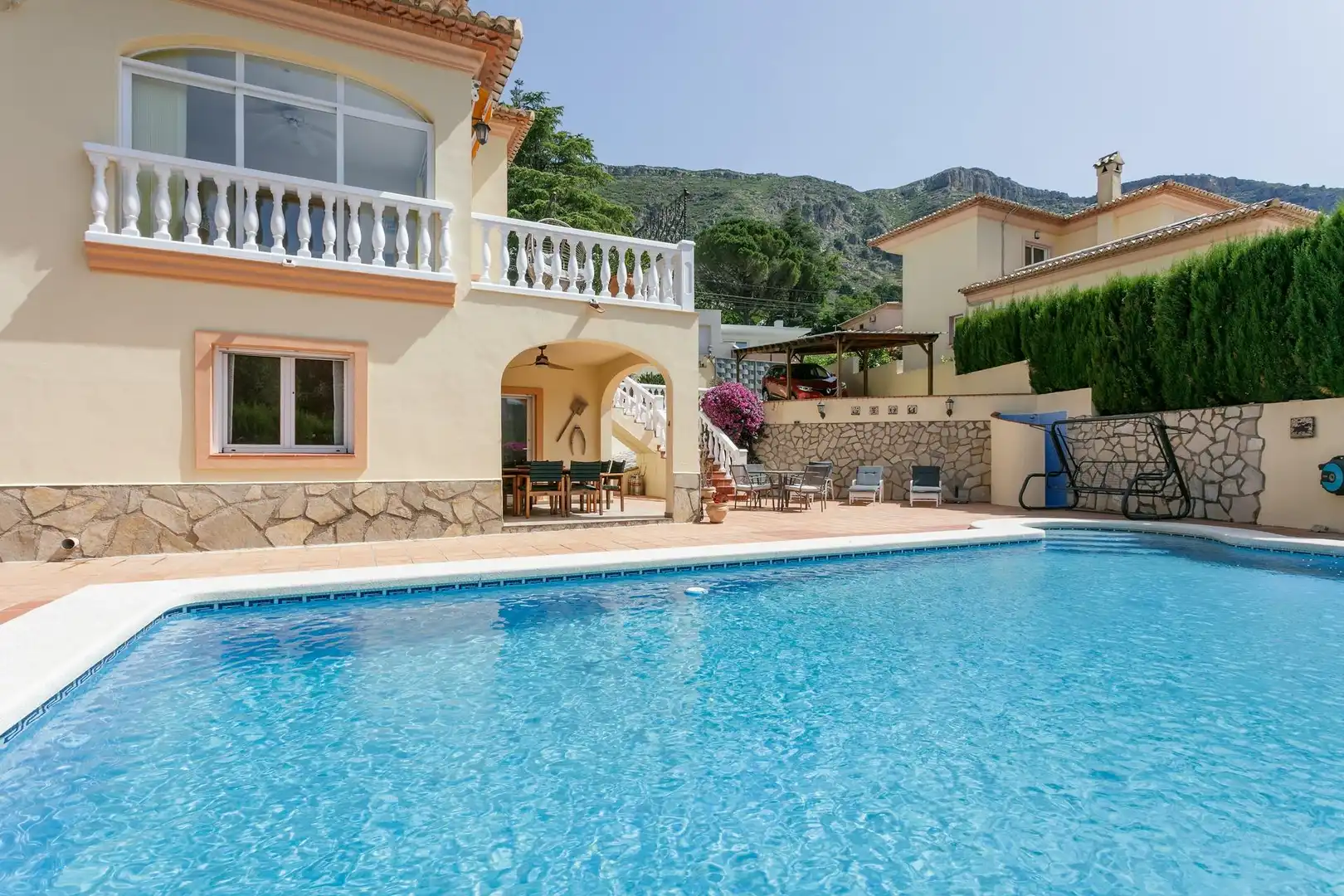 Swimming pool of Houses for sale in Barx  with Air Conditioner, Heating and Private garden